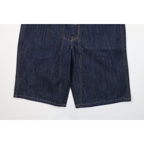 Deadstock Vintage 90s Marithe Francois Girbaud Mens 31 Baggy Denim Jean Shorts - Picture 4 of 11